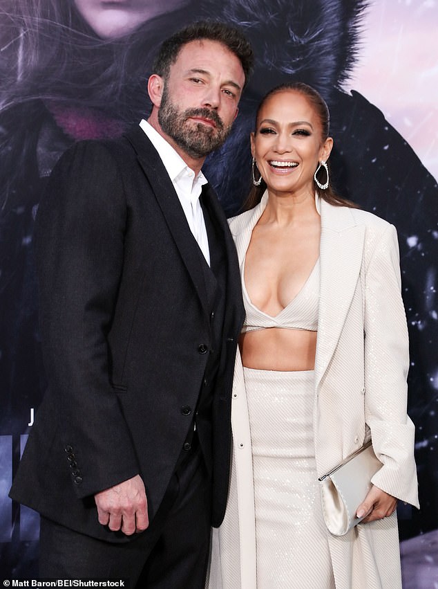 Looking good! Ben looked particularly dapper at the premiere in a classy black three-piece suit