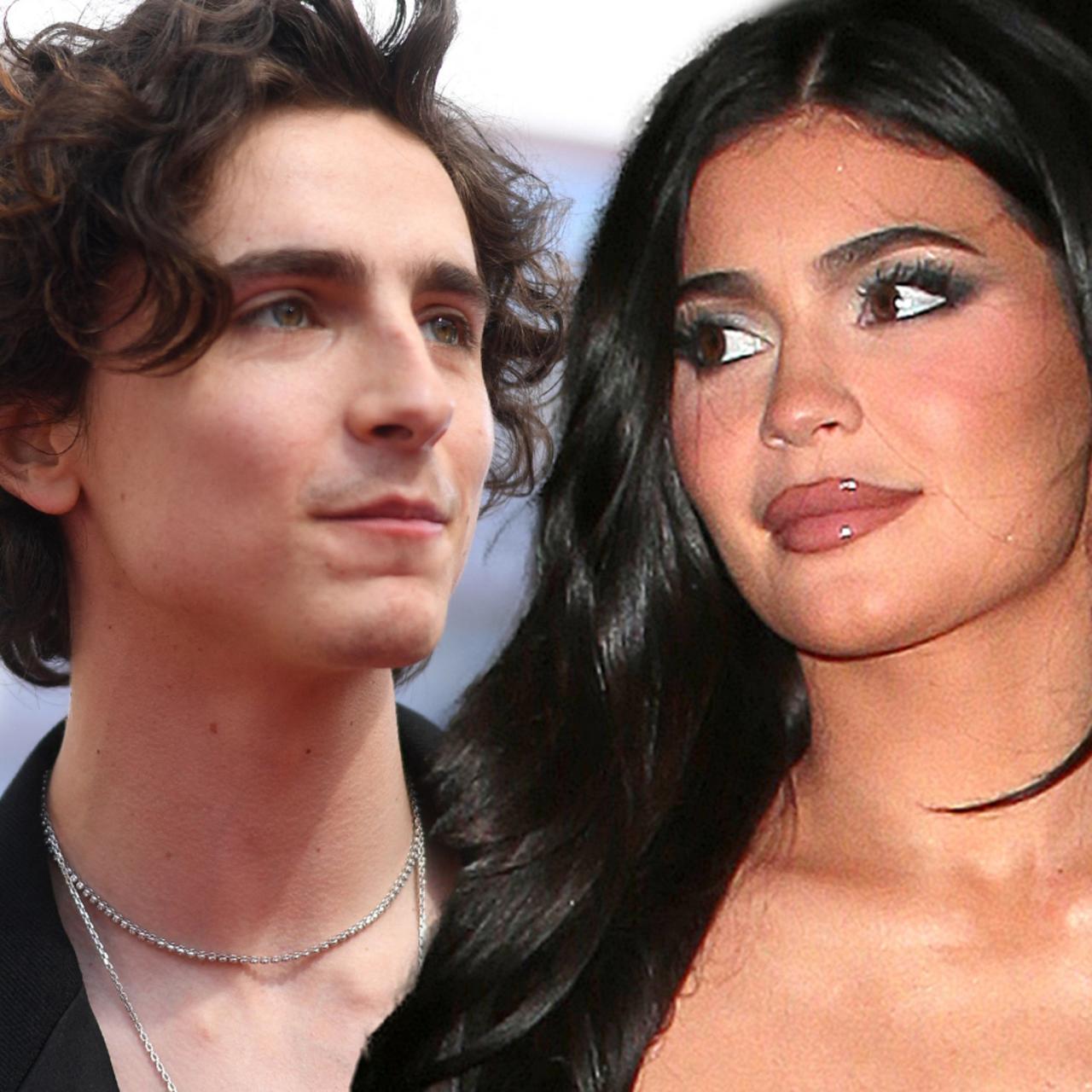 Kylie Jenner's Car At Timothee Chalamet's House Amid Dating Rumors