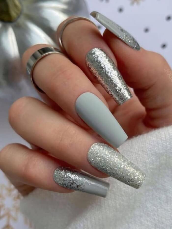 30+ Stunning Nail Designs In Gray To Be Your Go-To Neutral - 235