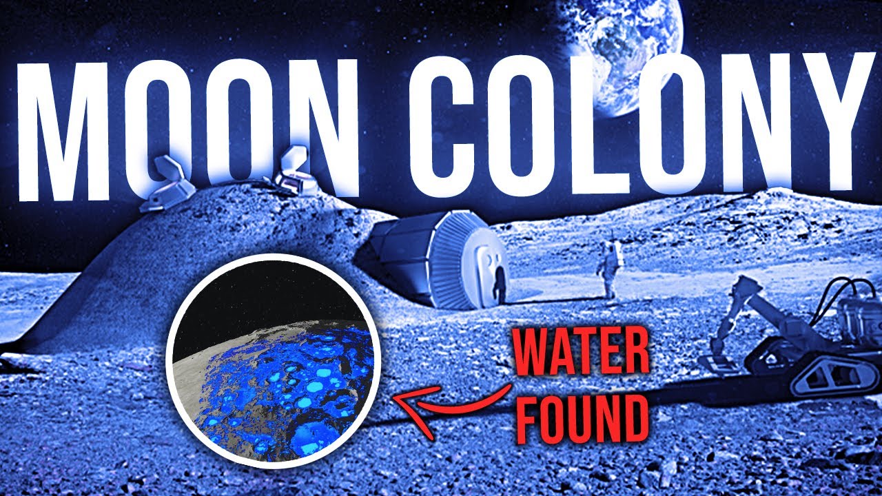 Scientists discover 300 Billion tons of WATER on the MOON. This changes  EVERYTHING! - YouTube