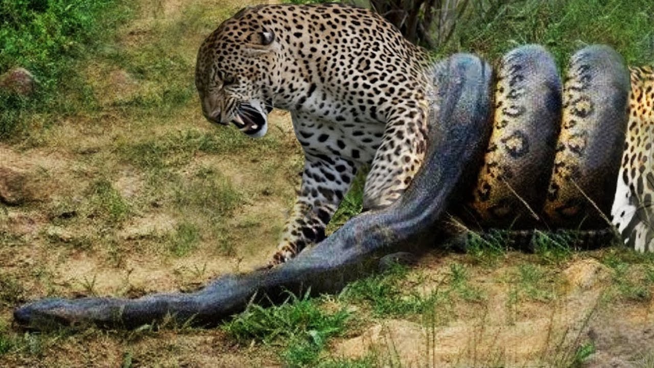 ona kilichotokea hapo ANACONDA ʋs Chui JAGUAR FIGHT TO DEATH MOST INCREDIBLE BIG CAT VS ANACONDA FIG - YouTuƄe